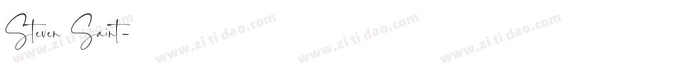 Steven Saint字体转换